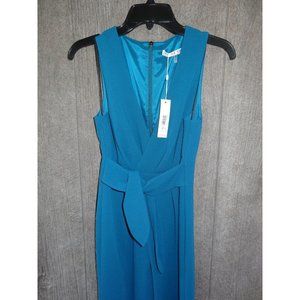 Trina Turk Blue Cropped Jumpsuit